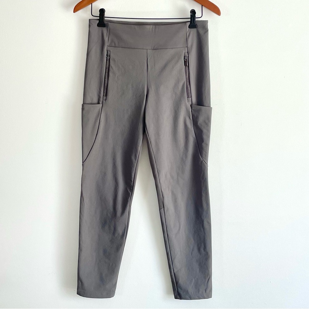 Athleta Highline Hybrid Hike Tight Pull-on Gray Pants Women’s Size 6P